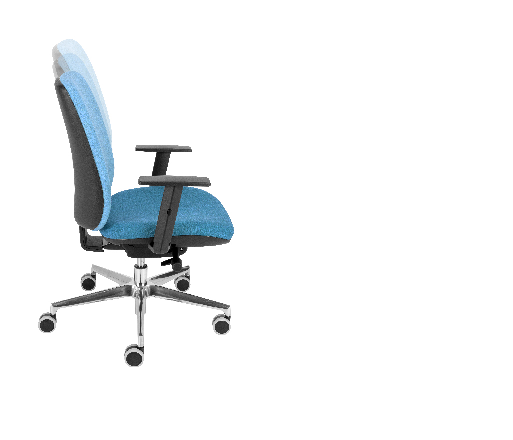 Backrest height adjustment (depending on the chair model)