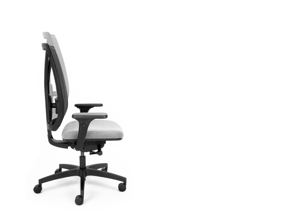 Backrest height adjustment