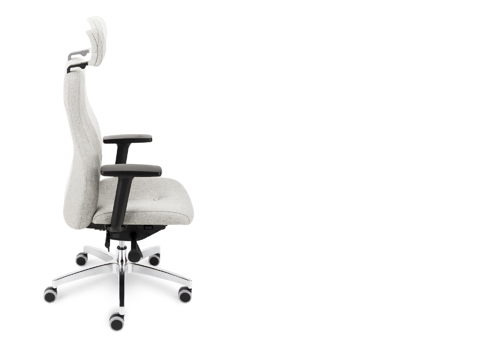 Backrest height adjustment (depending on the chair model)
